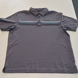 Travis Mathew Med Charcoal Polo Shirt